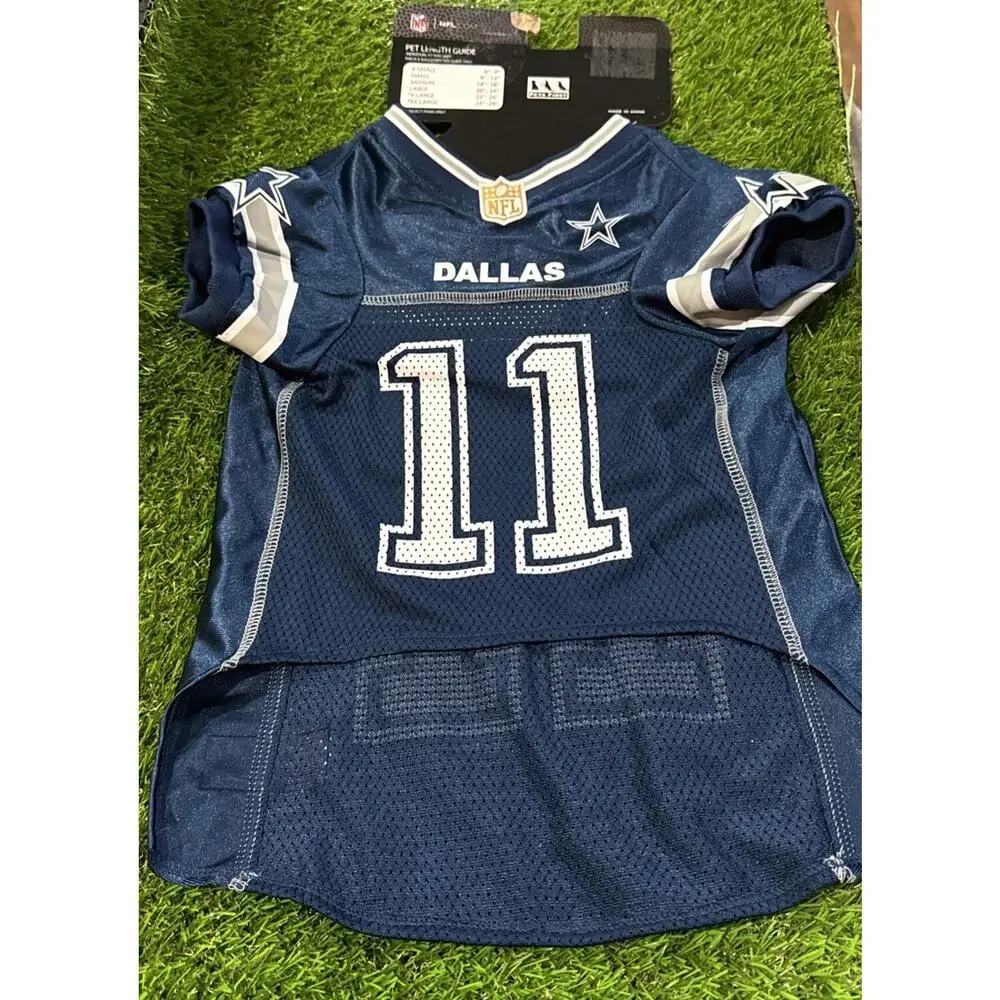 Dallas Cowboys Pet Wear #11 Micah‎ Parsons Jersey Size Large